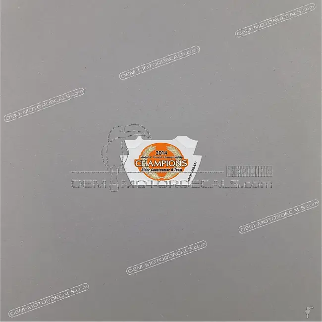 Autocollant Champion pour réservoir Honda CBR1000RR FIREBLADE OEM 86836MKBE81ZA