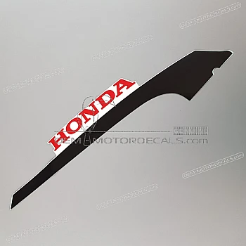 Belly pan decal, right side