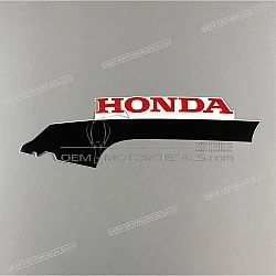 Belly pan decal, left side
