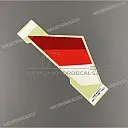 Autocollant réservoir, côté gauche