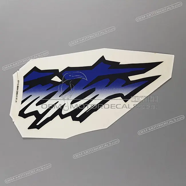Honda NX650 Dominator Seitenverkleidungsaufkleber rechte Seite OEM 87113MANG00ZA