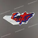 Fuel tank Dominator stripe, right side