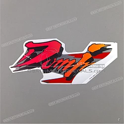 Zijpaneel sticker, linkerkant