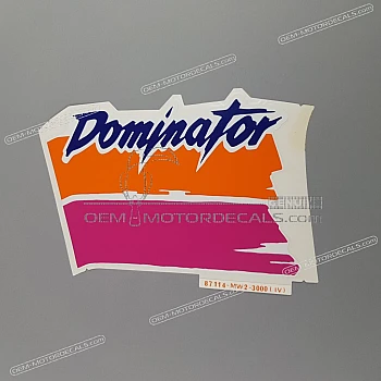 Side cowling decal, left side