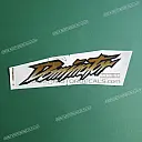 Voorkuip Dominator sticker