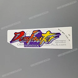 Front cowling decal