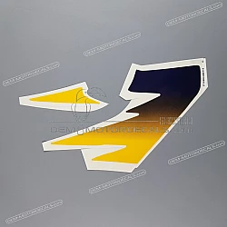 Frame cowling decal, right side