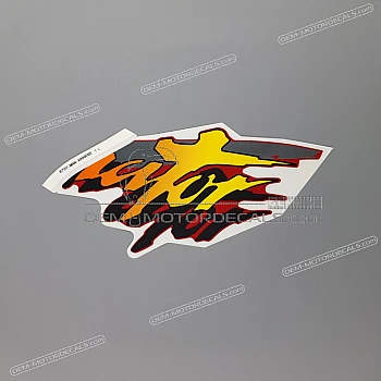 Tankaufkleber, Linke Seite