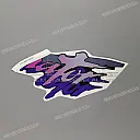 Brandstof tank Dominator sticker, linkerkant