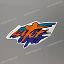 Tank stripe decal, left side