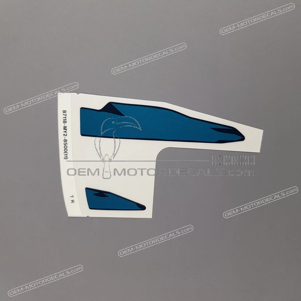 Honda NX650 Dominator Adesivo Serbatoio Lato Destro OEM 87118MY2850ZB