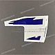 Honda NX650 Dominator Tanksticker Linkerkant OEM 87119MAN600ZB