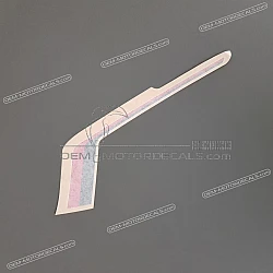 Autocollant de carénage supérieur avant, côté gauche