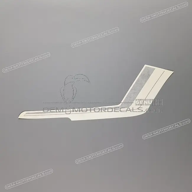 Honda VT500 Naklejka na pokrywę boczną grafika Lewa strona OEM 87119MF9300ZB precyzyjnie wycięta naklejka winylowa