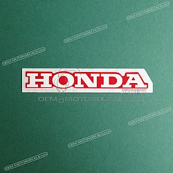 Front fender decal