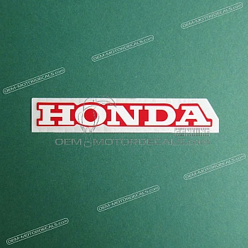 Front fender decal