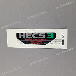 Side cowling decal