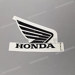 Fuel tank Honda Wing logo decal, right side