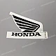 Honda CB600F Hornet Fuel Tank Honda Wing Logo Decal Right Side OEM 87121-MBZ-D90ZA