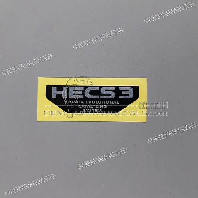 Honda VFR800 Achterkuip HECS 3 Sticker OEM 87121MCC600 Originele Fabrieks Vinyl Decal voor Achterkuip