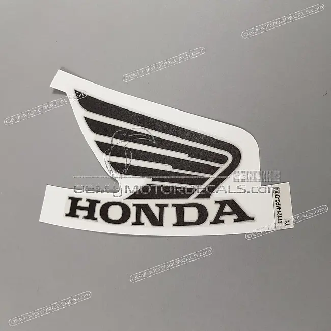 Honda CB600F Réservoir Autocollant Logo Honda Wing Côté Droit OEM 87121MFGD00ZA