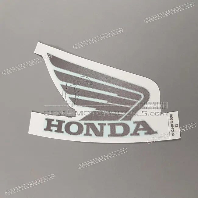 Honda CB600F Hornet Depósito de Combustible Adhesivo Honda Wing Lado Derecho OEM 87121MFGD00ZC