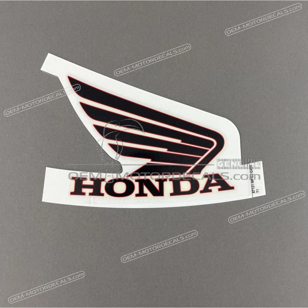 Honda CB600F Hornet Serbatoio Carburante HONDA Wing Emblema Destro OEM 87121-MFG-G40ZA