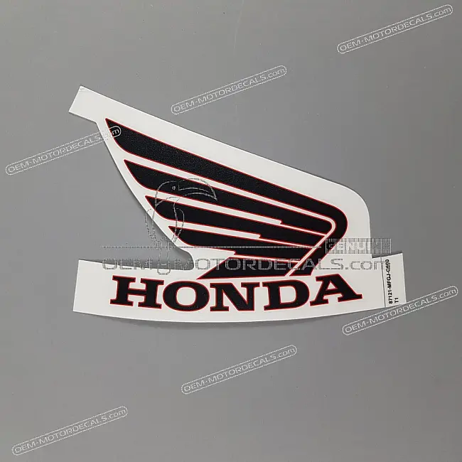 Honda CB600F Hornet Serbatoio Emblema Honda Wing Lato Destro OEM 87121MFGG60ZA