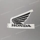 Honda CB600F Hornet Fuel Tank Honda Wing Logo Left Side OEM 87122MBZC50ZA
