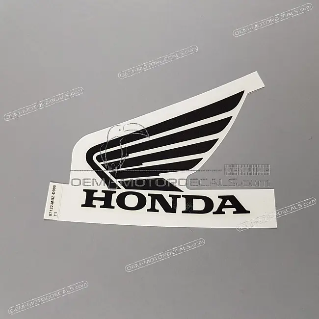 Honda CB600F Hornet Brandstoftank Honda Wing Logo Sticker Links OEM 87122MBZD90ZA