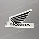 Honda CB600F Hornet Fuel Tank Honda Wing Logo Decal Left Side OEM 87122MBZD90ZA