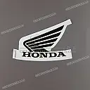 Emblema Honda Wing depósito, lado izquierdo