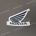 Logo ala HONDA depósito, lado izquierdo
