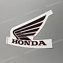 Brandstoftank Honda Wing embleem, linkerzijde