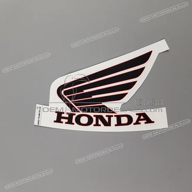 Honda CB600F Hornet Serbatoio Logo Honda Wing Sinistro OEM 87122MFGG60ZA