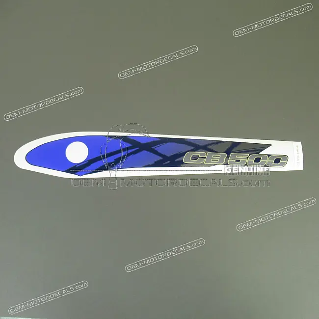 Honda CB500 Adesivo Codone Lato Sinistro OEM 87122MY5610ZD