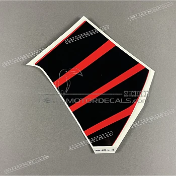 Tankaufkleber, Linke Seite