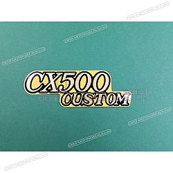 Side cover CX500C Custom emblem
