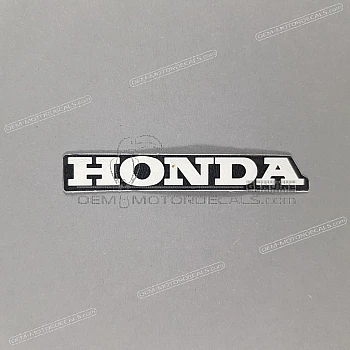 Rear fender decal