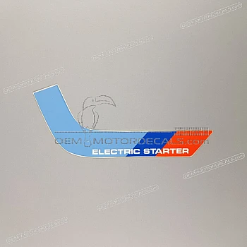 Tail cowl decal, left side