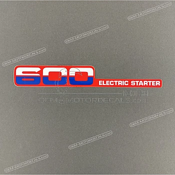 Side cover emblem, left side