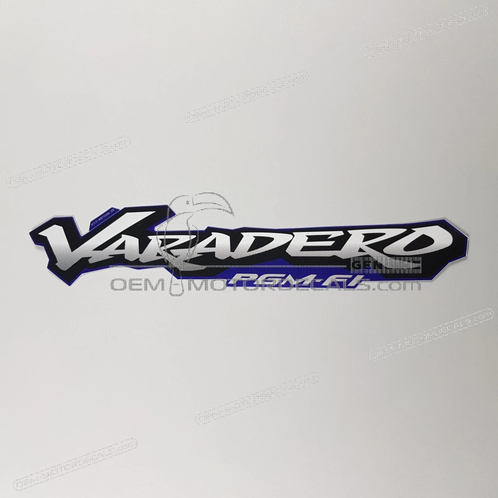 Honda XL1000V Varadero Emblema Carenatura Centrale Grafica Originale OEM 87131MBTD20ZB
