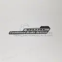 Front fender decal