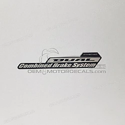 Front fender decal