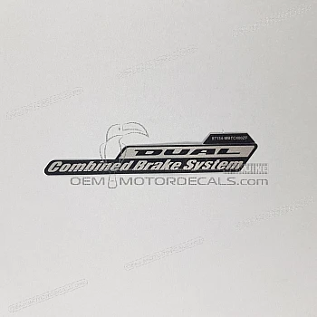 Front fender decal