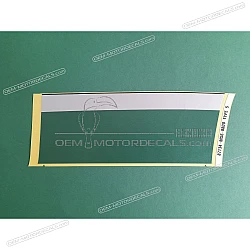 Side cowling decal, right side