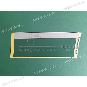 Side cowling decal, right side