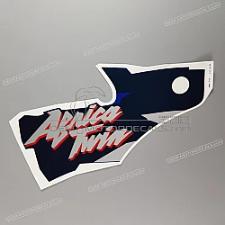 Side cowling decal, left side