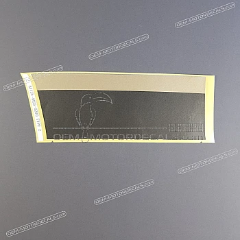 Side cowling decal, left side