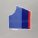 Rechter zijpaneel 600V sticker, onder